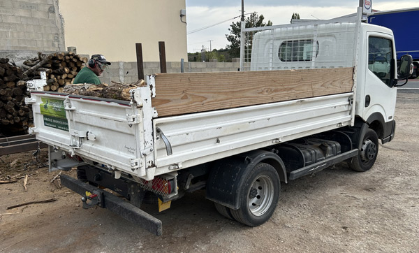 Livraison de bois de chauffage